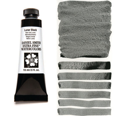 Daniel Smith Watercolour Paint Lunar Black 15ml