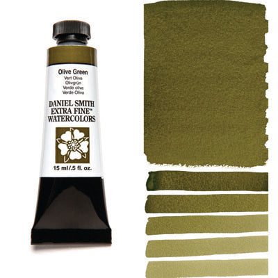 Daniel Smith Watercolour Paint Olive Green 15ml