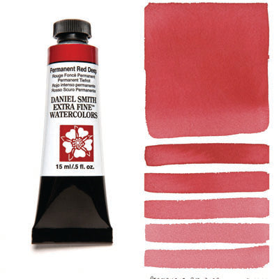 Daniel Smith Watercolour Paint Permanent Red Deep 15ml