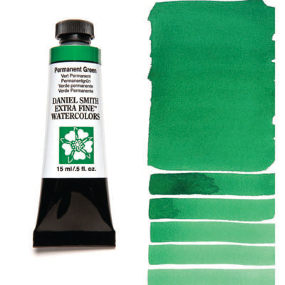 Daniel Smith Watercolour Paint Permanent Green 15ml