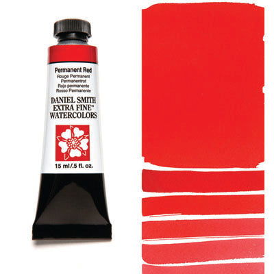 Daniel Smith Watercolour Paint Permanent Red 15ml