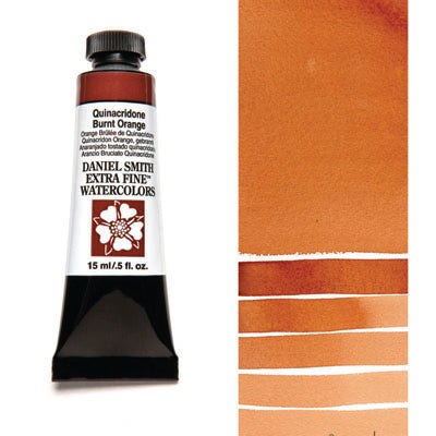 Daniel Smith Watercolour Paint Quinacridone Burnt Orange 15ml