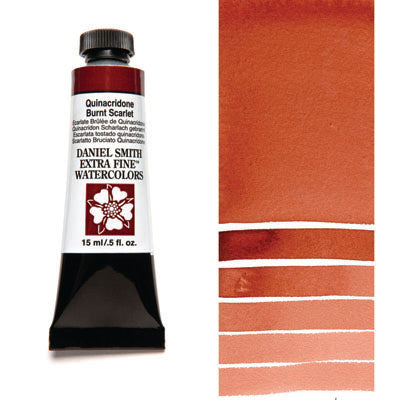 Daniel Smith Watercolour Paint Quinacridone Burnt Scarlet 15ml