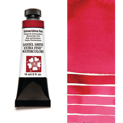 Daniel Smith Watercolour Paint Quinacridone Red 15ml
