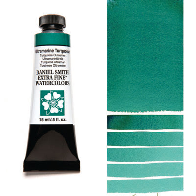 Daniel Smith Watercolour Paint Ultramarine Turquoise 15ml