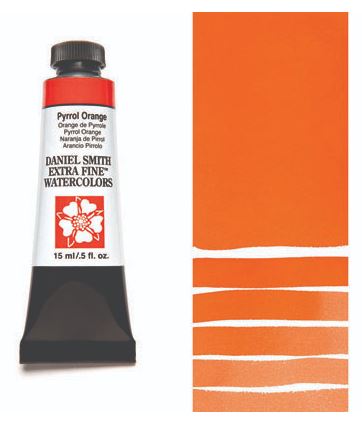 Daniel Smith Watercolour Paint Pyrrol Orange 15ml
