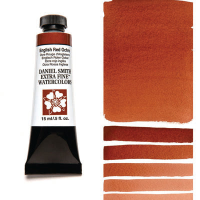 Daniel Smith Watercolour Paint English Red Ochre 15ml