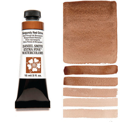 Daniel Smith Watercolour Paint Burgundy Red Ochre 15ml