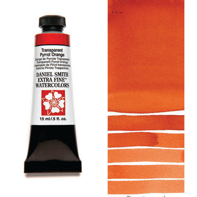Daniel Smith Watercolour Paint Transparent Pyrrol Orange 15ml