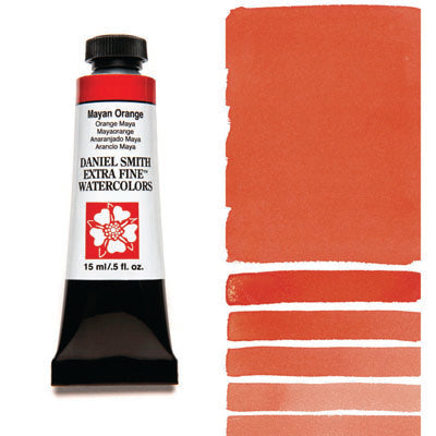 Daniel Smith Watercolour Paint Mayan Orange 15ml