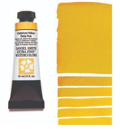 Daniel Smith Watercolour Paint Cadmium Yellow Deep Hue 15ml