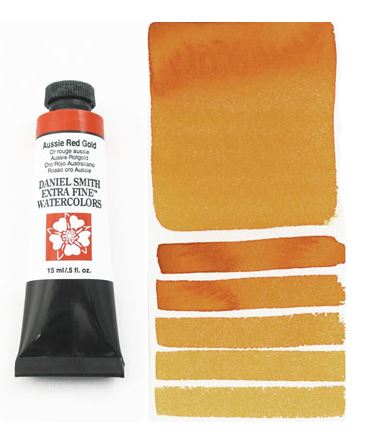 Daniel Smith Watercolour Paint Aussie Red Gold 15ml