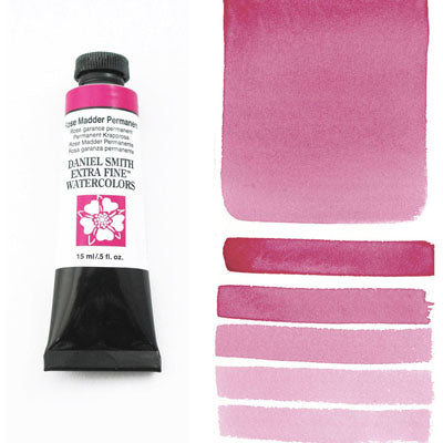 Daniel Smith Watercolour Paint Rose Madder Permanent 15ml