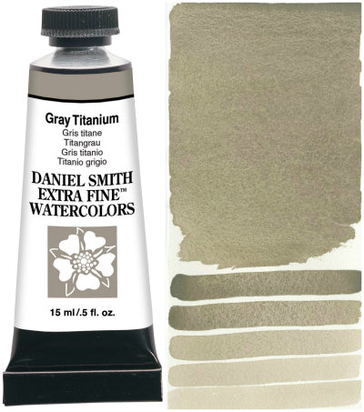 Daniel Smith Watercolour Paint Gray Titanium 15ml