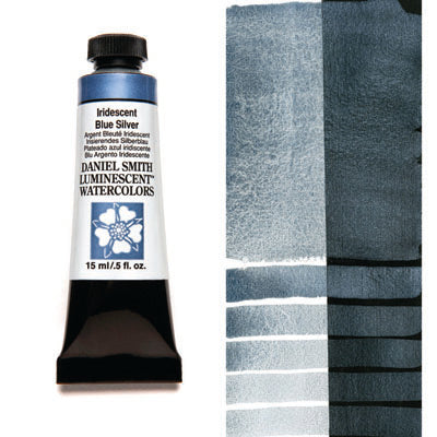 Daniel Smith Watercolour Paint Iridescent Blue-Silver (Luminescent) 15ml