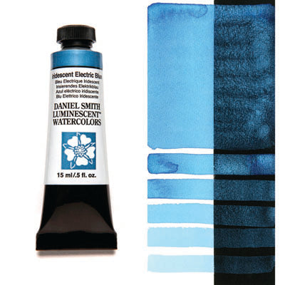 Daniel Smith Watercolour Paint Iridescent Electric Blue (Luminescent) 15ml