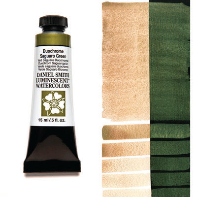 Daniel Smith Watercolour Paint Duochrome Saguaro Green (Luminescent) 15ml