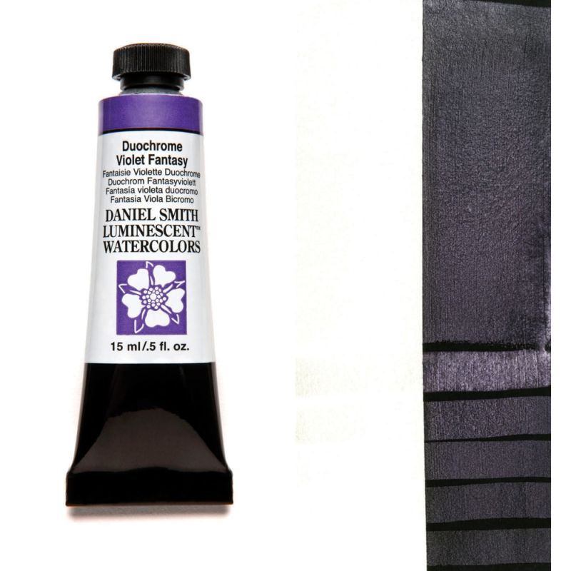 Daniel Smith Watercolour Paint Duochrome Violet Fantasy (Luminescent) 15ml