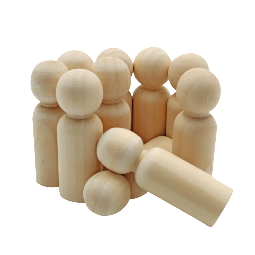 WOODEN PEOPLE PKT10