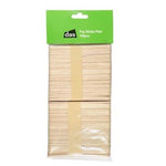 DAS Wooden Popsicle Stick Plain Large Packet 100