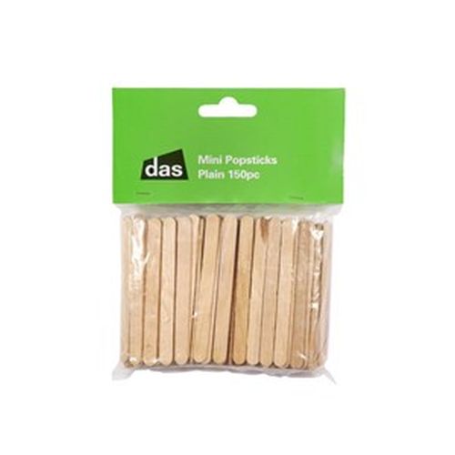 DAS Wooden Popsicle Stick Mini Packet 150
