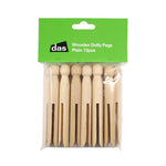 DAS WOODEN DOLLY PEGS PLAIN