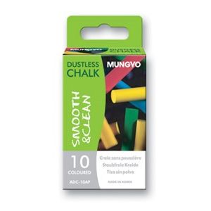 MUNGYO DUSTLESS CHALK COLOURED PACKET 10