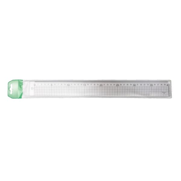 Dafa Ruler With Stainless Steel Cutting Edge 40cm