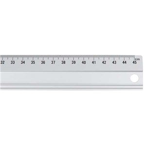 Das Aluminium Ruler 45cm