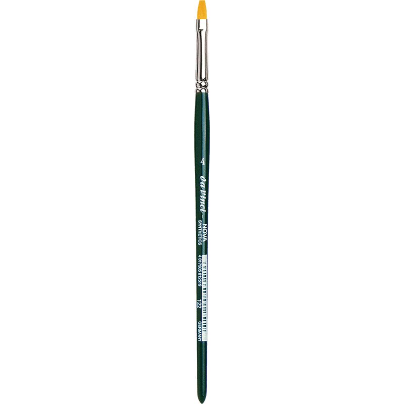 DA VINCI NOVA SHORT HANDLE BRUSH FLAT