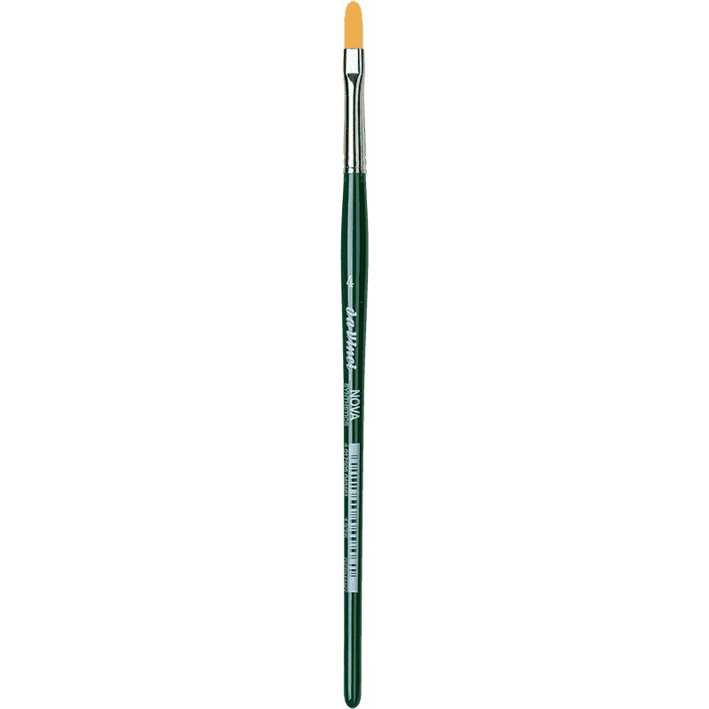 DA VINCI NOVA SHORT HANDLE BRUSH FILBERT