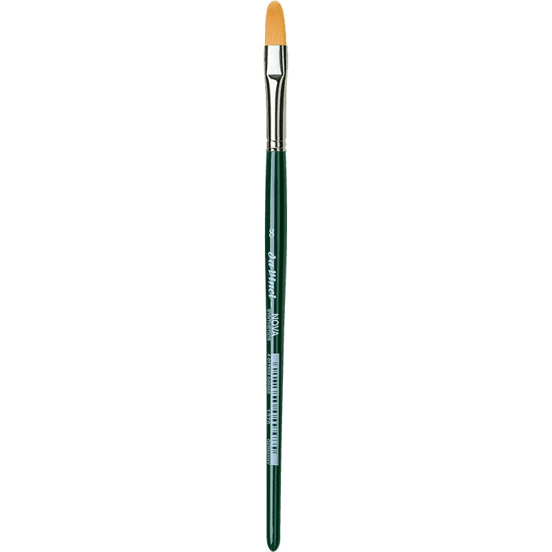 DA VINCI NOVA SHORT HANDLE BRUSH FILBERT
