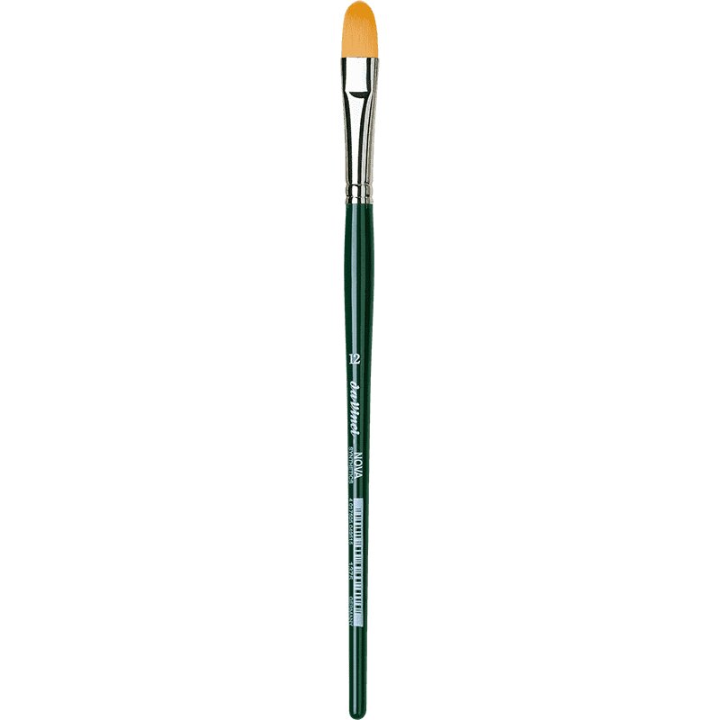DA VINCI NOVA SHORT HANDLE BRUSH FILBERT