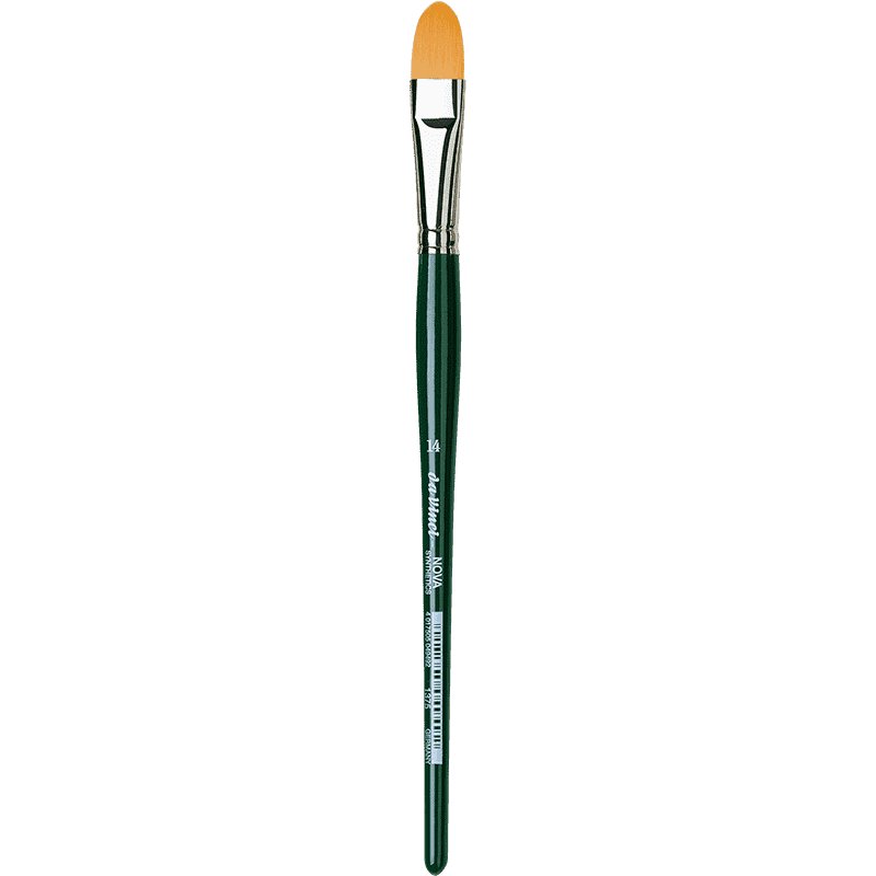 DA VINCI NOVA SHORT HANDLE BRUSH FILBERT