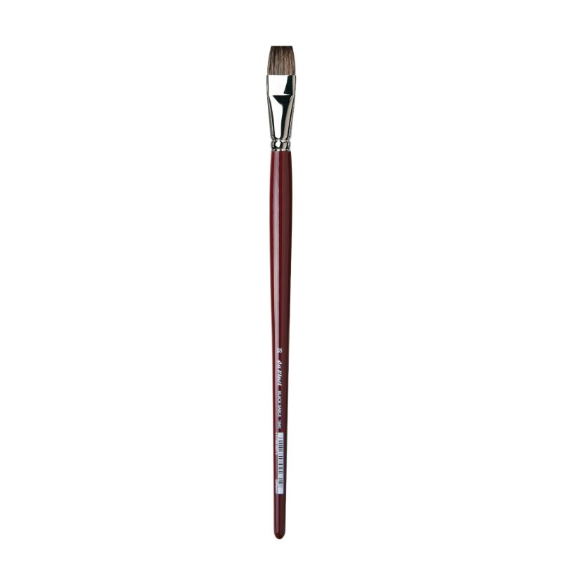 da Vinci Black Sable Brush Flat
