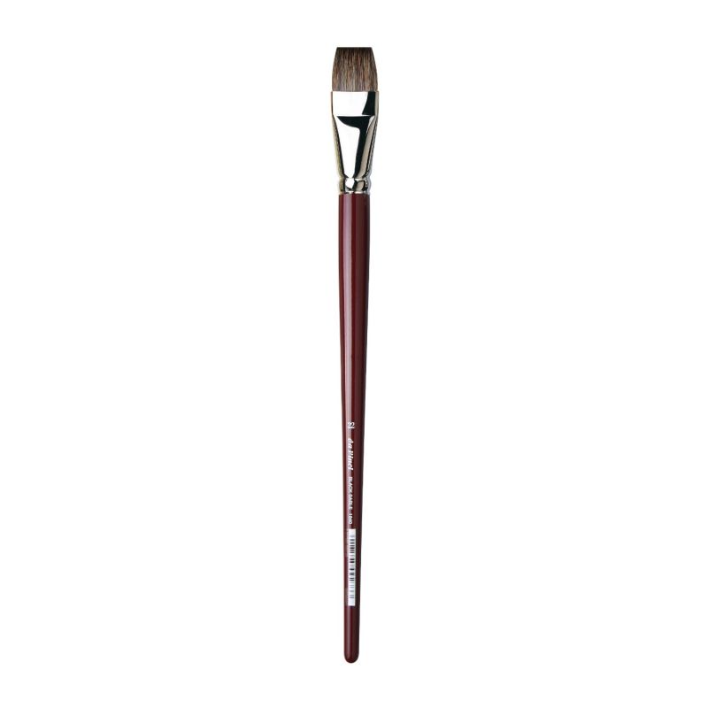 da Vinci Black Sable Brush Flat