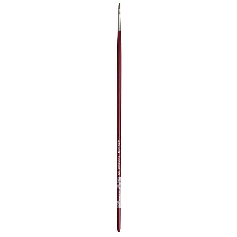 da Vinci Black Sable Brush Filbert