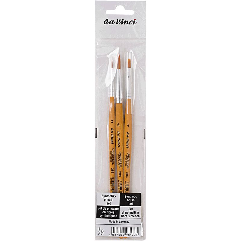 da Vinci Universal Synthetic Brush Set 3 SET