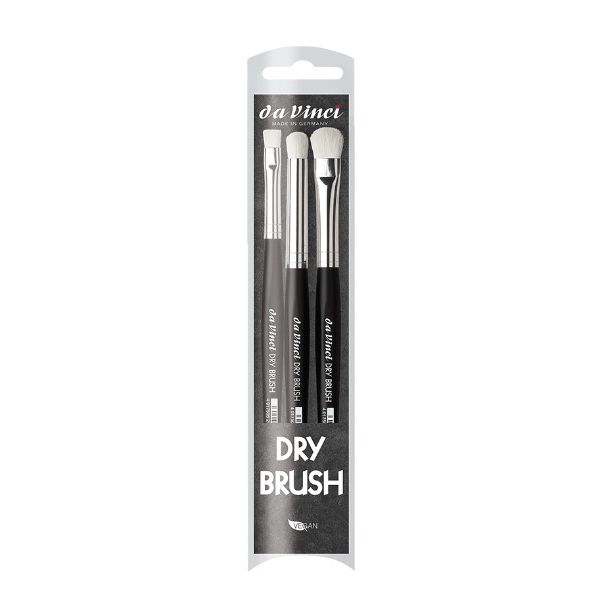 da Vinci DRY BRUSH SYNTHETIC Set 3