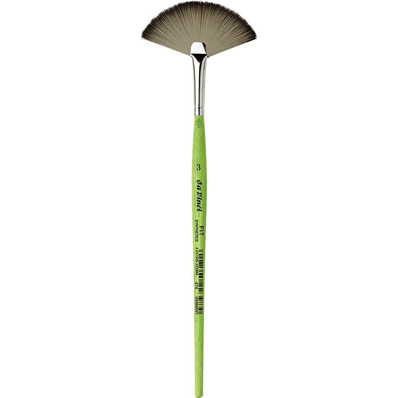 DA VINCI FIT SYNTHETIC BRUSH DARK GREY FAN