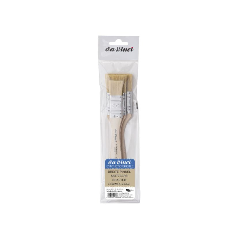 da Vinci Synthetic Bristle Brush Mottler Set 3