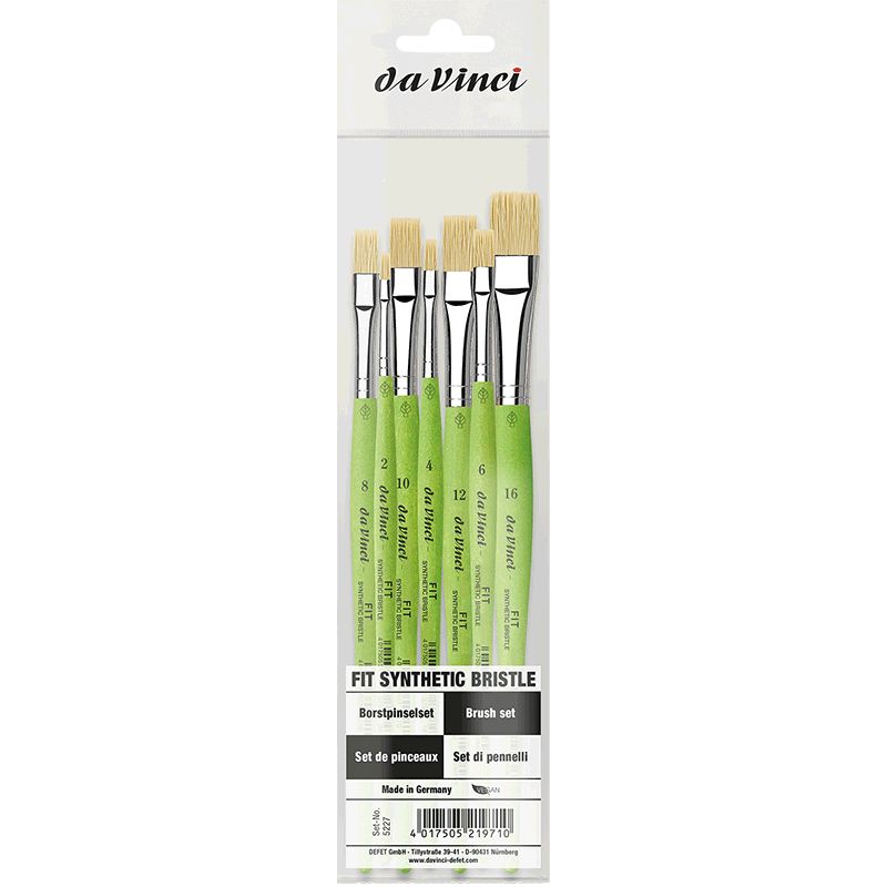da Vinci Hobby Synthetic Bristle Brush Set 7 SET