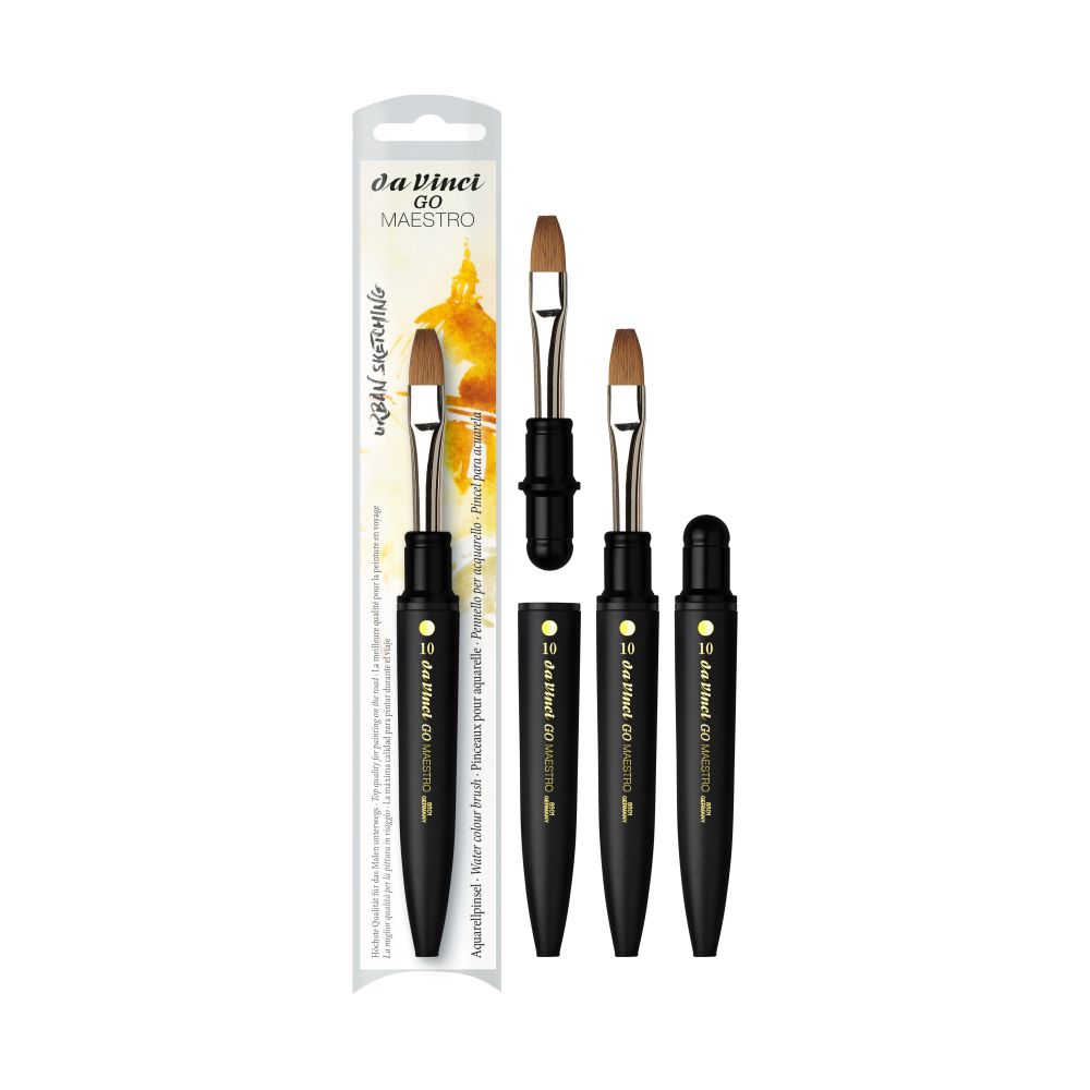 DA VINCI GO MAESTRO TRAVEL WATERCOLOUR BRUSH FLAT