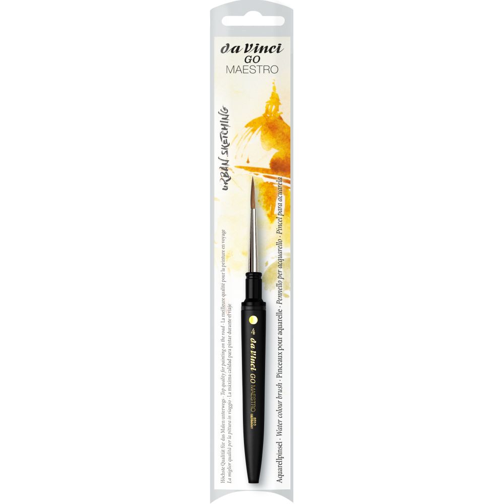 DA VINCI GO MAESTRO TRAVEL WATERCOLOUR BRUSH ROUND