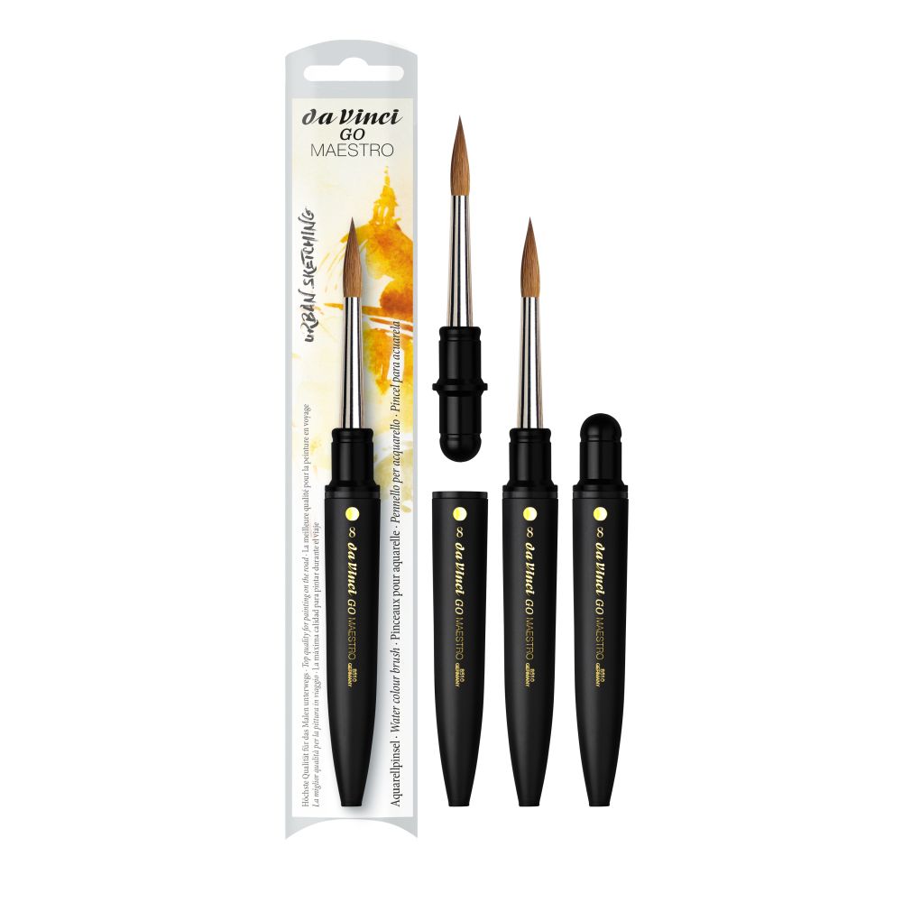 DA VINCI GO MAESTRO TRAVEL WATERCOLOUR BRUSH ROUND
