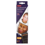 Derwent Coloursoft Pencil Tin Skintone Set 6 SET