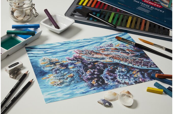 Derwent Inktense Watersoluble Block Set 36 SET