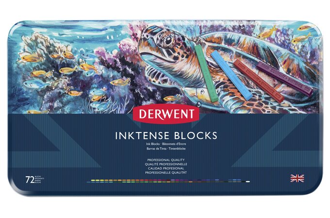 Derwent Inktense Watersoluble Block Set 72 SET