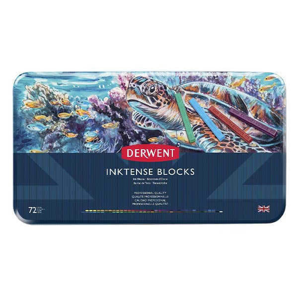 Derwent Inktense Watersoluble Block Set 72
