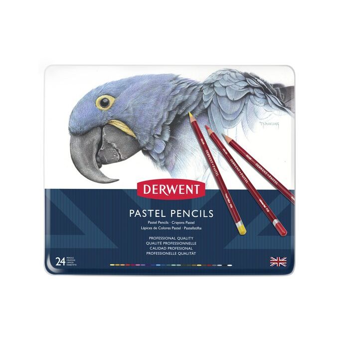 Derwent Pastel Pencil Tin Set 24 SET